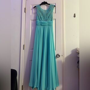 Filly Flair Turquoise Lace Dress